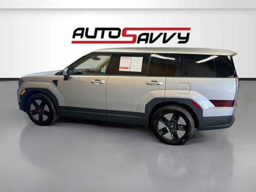Shimmering Silver 2026 Hyundai SANTA FE HEV SE AWD