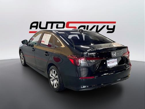Black 2025 Honda Civic LX