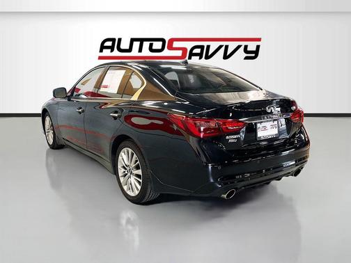 Black Obsidian 2021 INFINITI Q50 3.0t LUXE