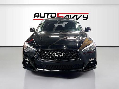 Black Obsidian 2021 INFINITI Q50 3.0t LUXE