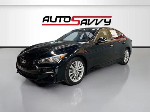 Black Obsidian 2021 INFINITI Q50 3.0t LUXE