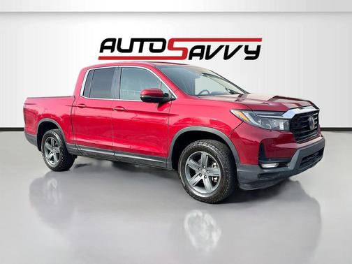 Red Metallic 2023 Honda Ridgeline RTL