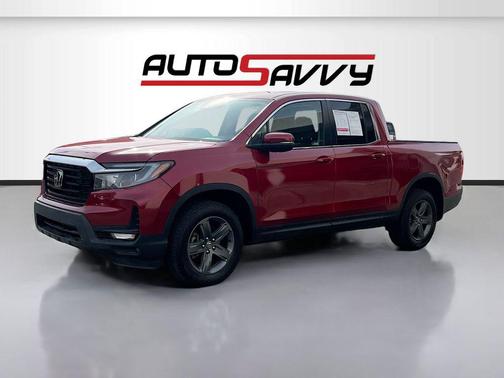 Red Metallic 2023 Honda Ridgeline RTL