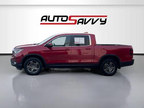 Red Metallic 2023 Honda Ridgeline RTL