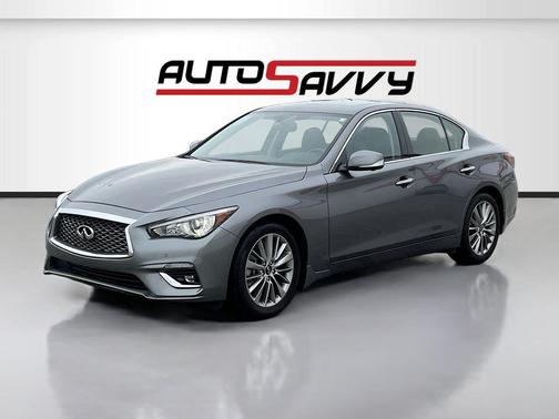 Graphite Shadow 2024 INFINITI Q50 3.0t LUXE