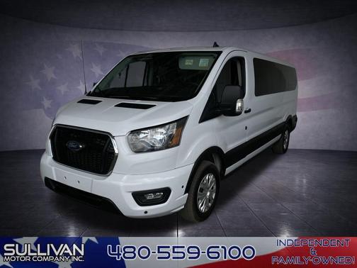 Oxford White 2024 Ford Transit-350 XLT