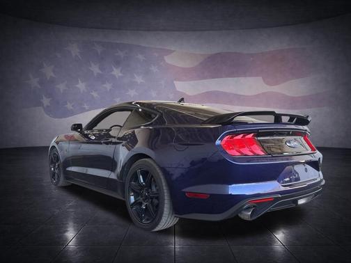 Kona Blue Metallic 2020 Ford Mustang EcoBoost