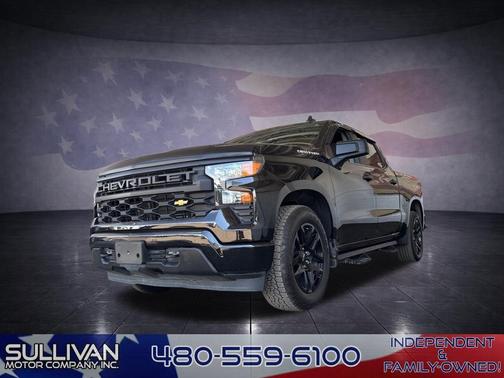 Black 2022 Chevrolet Silverado 1500 Custom