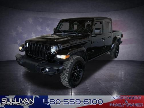 Black 2022 Jeep Gladiator Sport