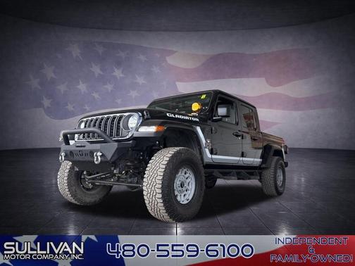 Black 2024 Jeep Gladiator Sport