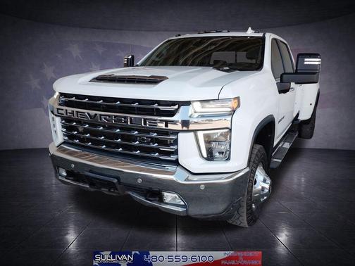 Summit White 2021 Chevrolet Silverado 3500 LTZ