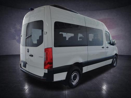 White 2026 Mercedes-Benz Sprinter 2500 144 WB Standard Roof Passenger