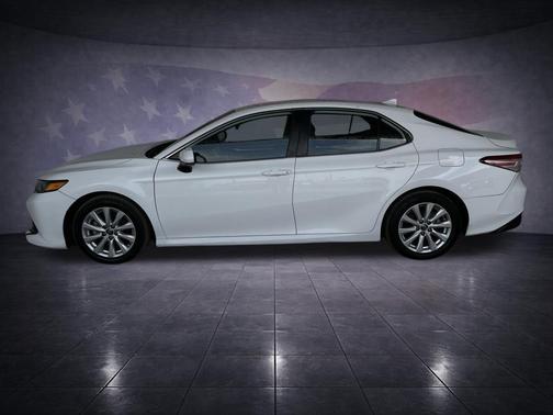 Super White 2020 Toyota Camry LE