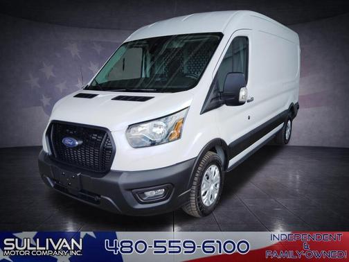 Oxford White 2024 Ford Transit-250 148 WB Medium Roof Cargo