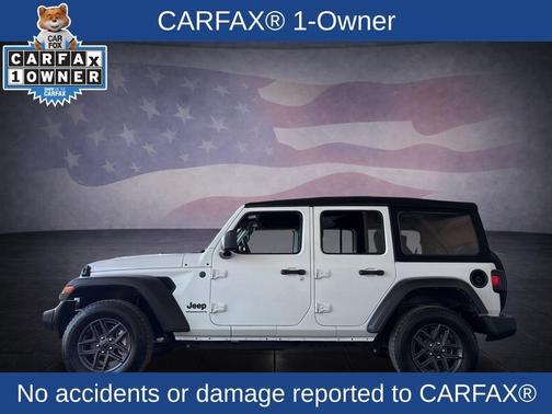 Bright White 2024 Jeep Wrangler Sport