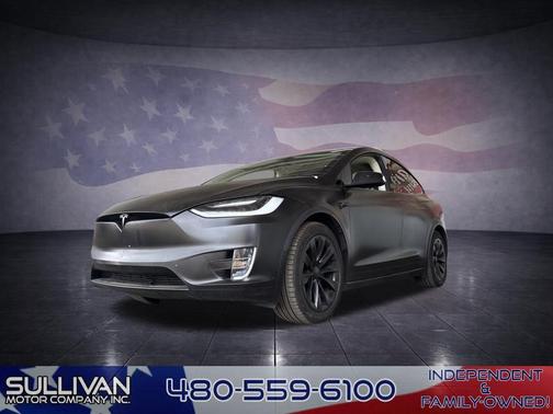 Pearl White Multi 2018 Tesla Model X 75D