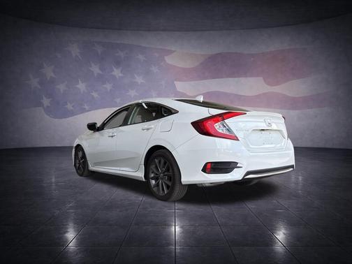 White 2021 Honda Civic EX