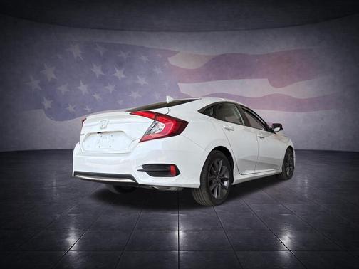 White 2021 Honda Civic EX