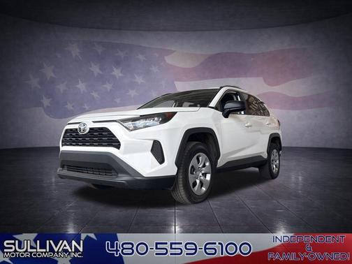 Super White 2020 Toyota RAV4 LE