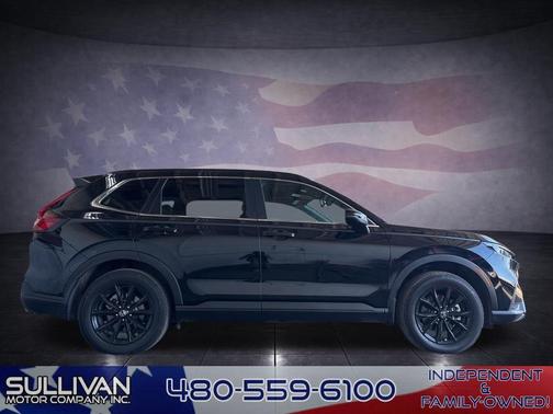 Crystal Black Pearl 2025 Honda CR-V Hybrid Sport-L