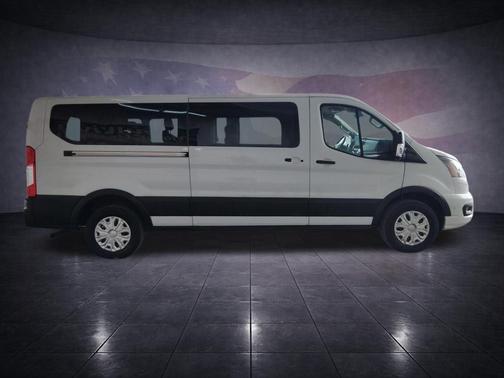 Oxford White 2023 Ford Transit-350 XLT