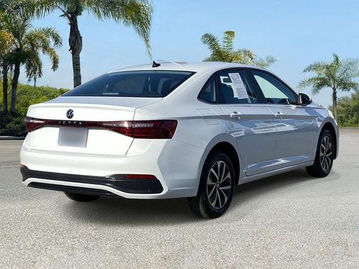 Pure White 2025 Volkswagen Jetta 1.5T S