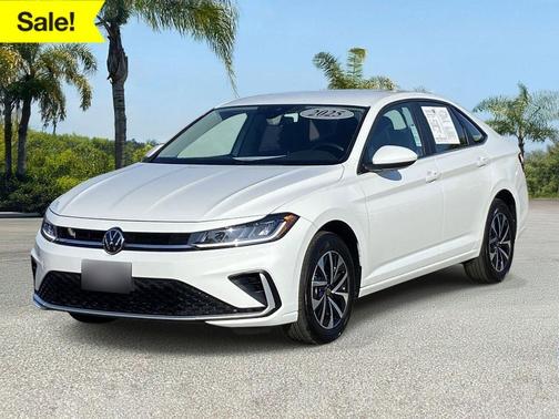 Pure White 2025 Volkswagen Jetta 1.5T S