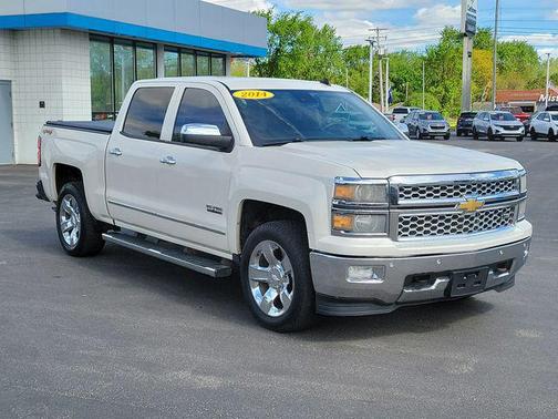 White Diamond Clearcoat 2014 Chevrolet Silverado 1500 LTZ