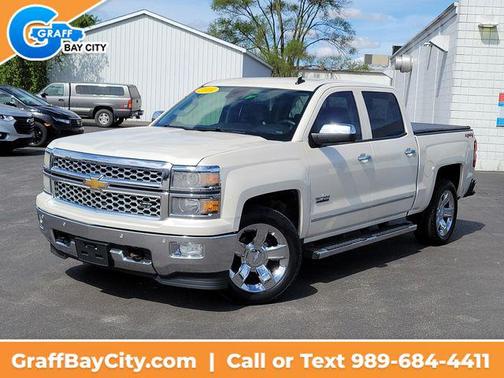 White Diamond Clearcoat 2014 Chevrolet Silverado 1500 LTZ
