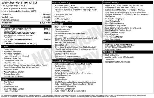 2025 Chevrolet Blazer 2LT