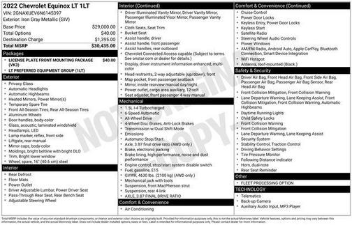 2022 Chevrolet Equinox 1LT