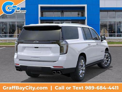 Polar White Tricoat 2026 Chevrolet Suburban High Country, 4WD