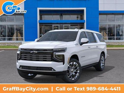 Polar White Tricoat 2026 Chevrolet Suburban High Country, 4WD