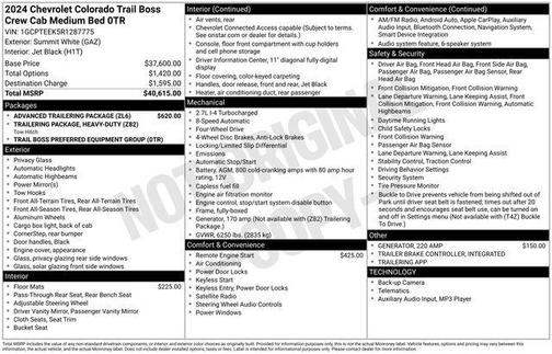 2024 Chevrolet Colorado Trail Boss