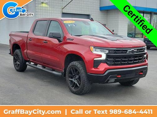 Radiant Red Tintcoat 2023 Chevrolet Silverado 1500 LT Trail Boss