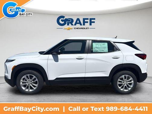 Summit White 2026 Chevrolet Trailblazer LS