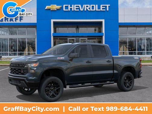 Cypress Gray 2026 Chevrolet Silverado 1500 Custom Trail Boss