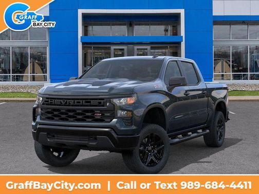 Cypress Gray 2026 Chevrolet Silverado 1500 Custom Trail Boss