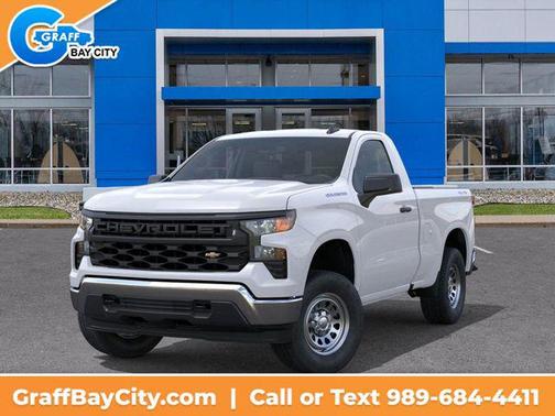 Summit White 2026 Chevrolet Silverado 1500 WT