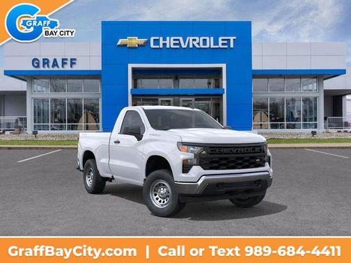 Summit White 2026 Chevrolet Silverado 1500 WT