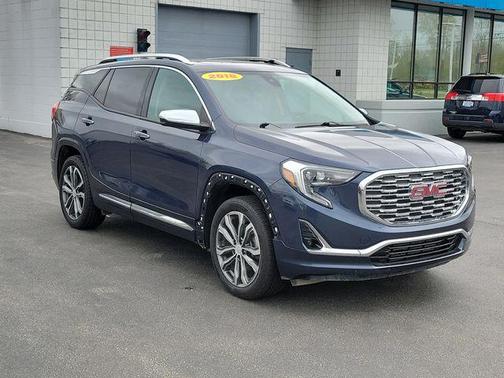 Blue Steel Metallic 2018 GMC Terrain Denali