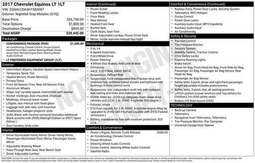 2017 Chevrolet Equinox 1LT