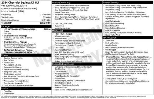 2024 Chevrolet Equinox 1LT
