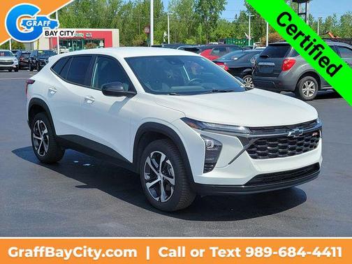 Summit White 2024 Chevrolet Trax FWD 1RS