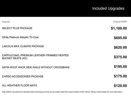 2017 Lincoln MKX Select