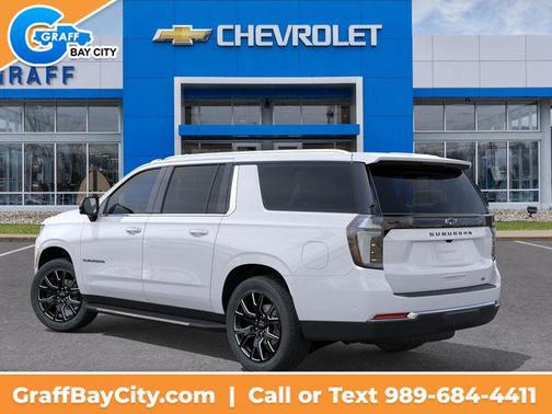 Summit White 2026 Chevrolet Suburban LT