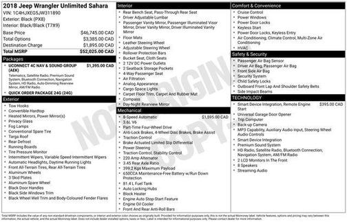 2018 Jeep Wrangler Unlimited Sahara