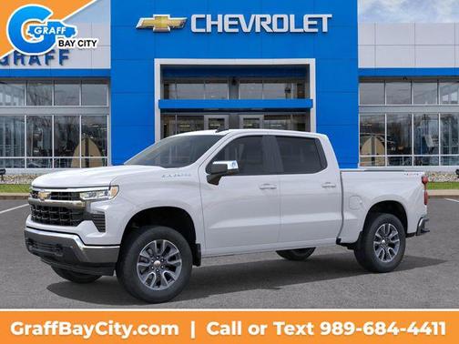 Summit White 2026 Chevrolet Silverado 1500 LT