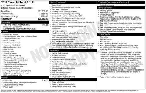 2019 Chevrolet Trax LS