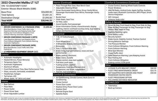 2022 Chevrolet Malibu FWD LT